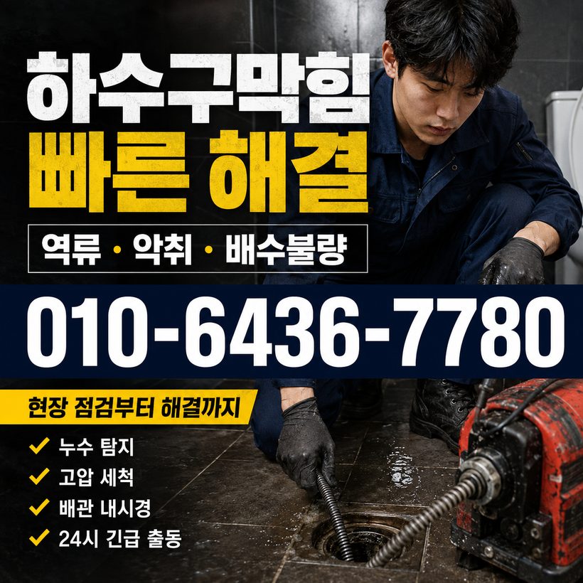 진천동 지역 변기막힘 관련 이미지