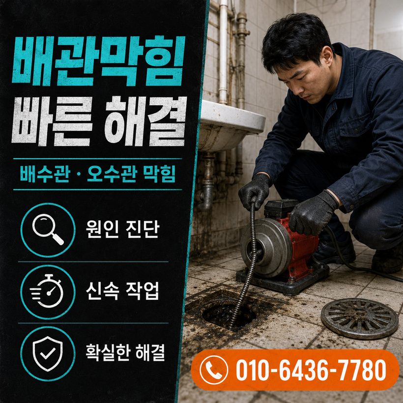 사벌국면 지역 배관막힘 관련 이미지