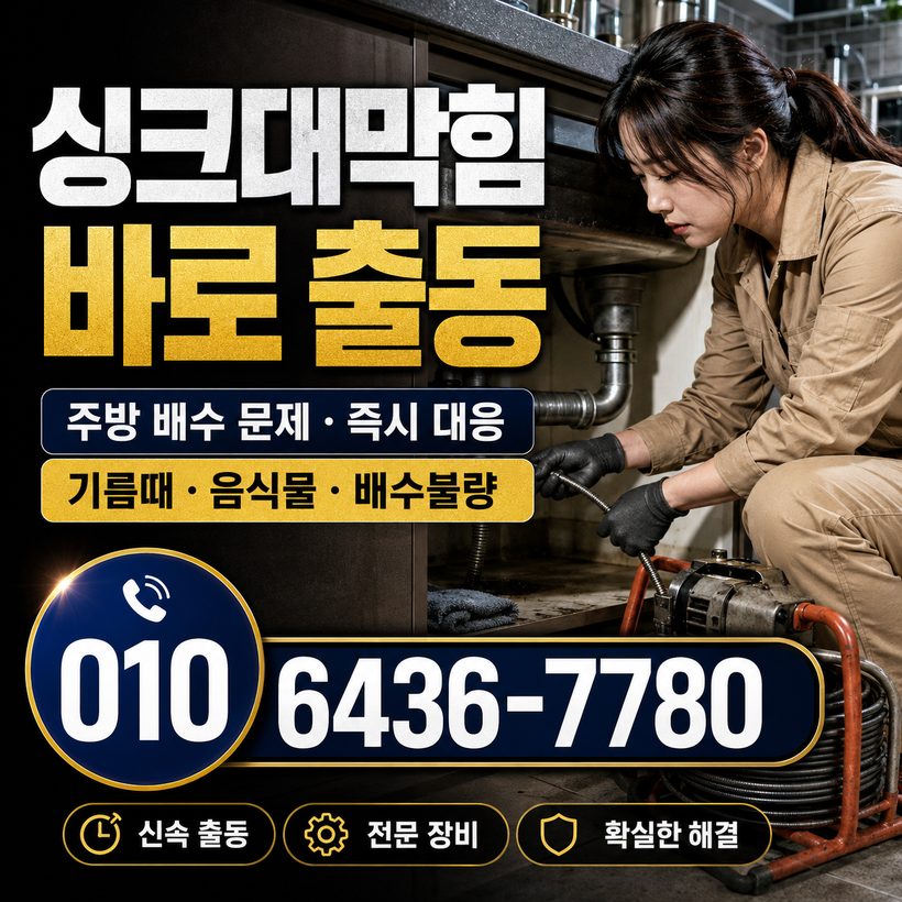 평산동 하수구막힘 빠른출동 3